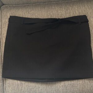 Mango Black Mini Skirt